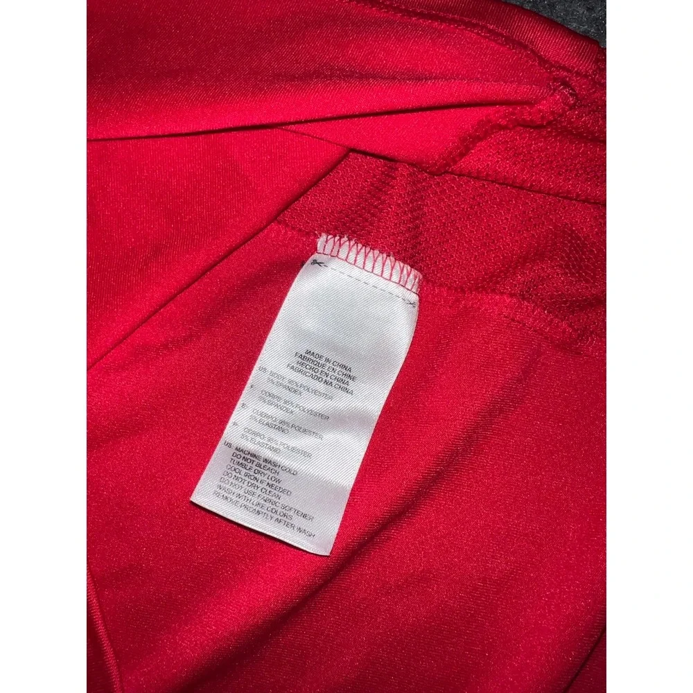 Adidas Puremotion CoolMax Red Golf Polo Shirt Mens Large Short Sleeve